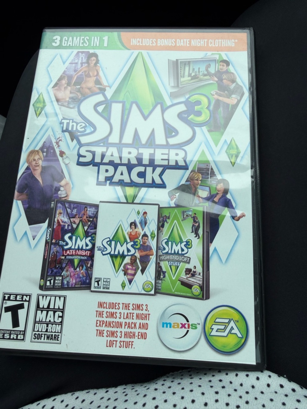 The Sims 3 Starter Pack PC DVD-ROM - White & Green